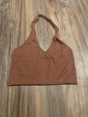 Bozzolo Dusty Rose Ribbed Top